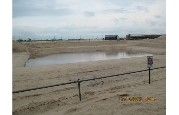 PCS Jurong Island - Lining To Contaminated Fire Water Pit