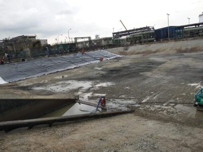 Chemical Plant Containment Basin — site photograph 2 of 8