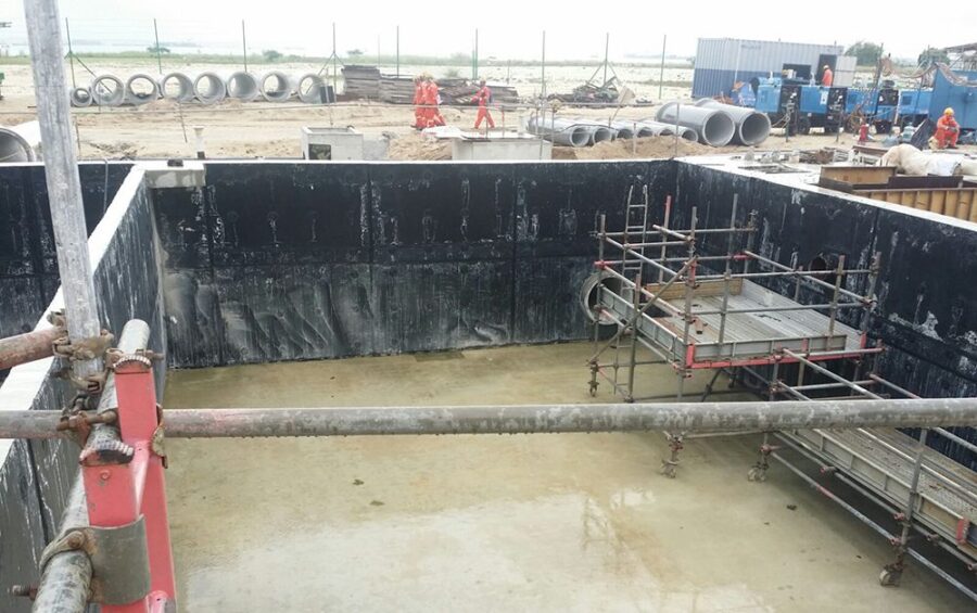 Naphtha Import Facilities — Contaminated Fire Water Pit — Jurong Island, Singapore